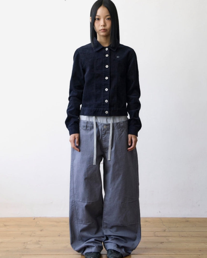 【THECOLDESTMOMENT】TCM trunk layered pants