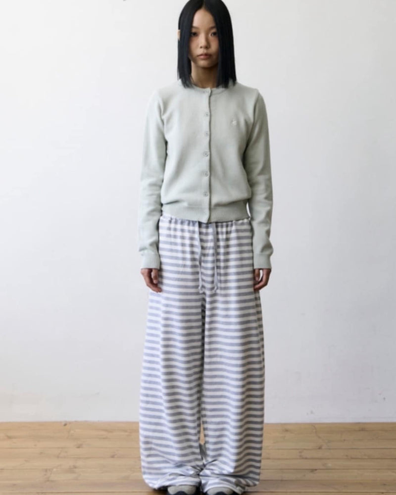 【THECOLDESTMOMENT】TCM stripe sweat pants