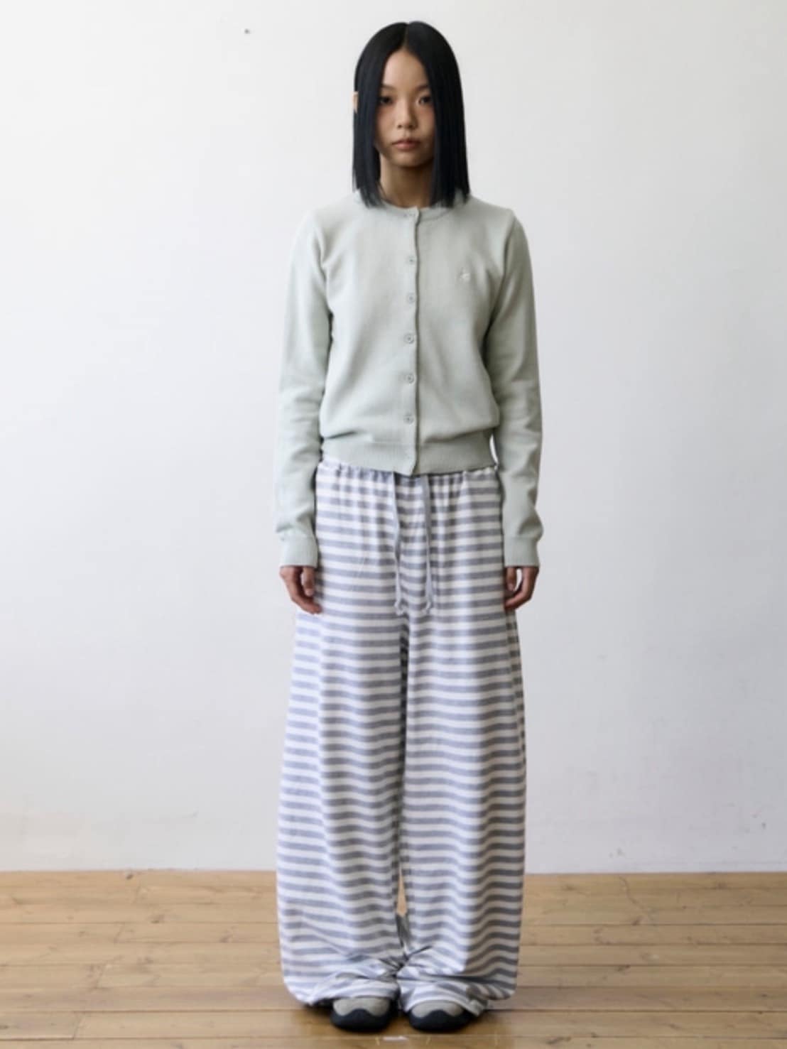 【THECOLDESTMOMENT】TCM stripe sweat pants