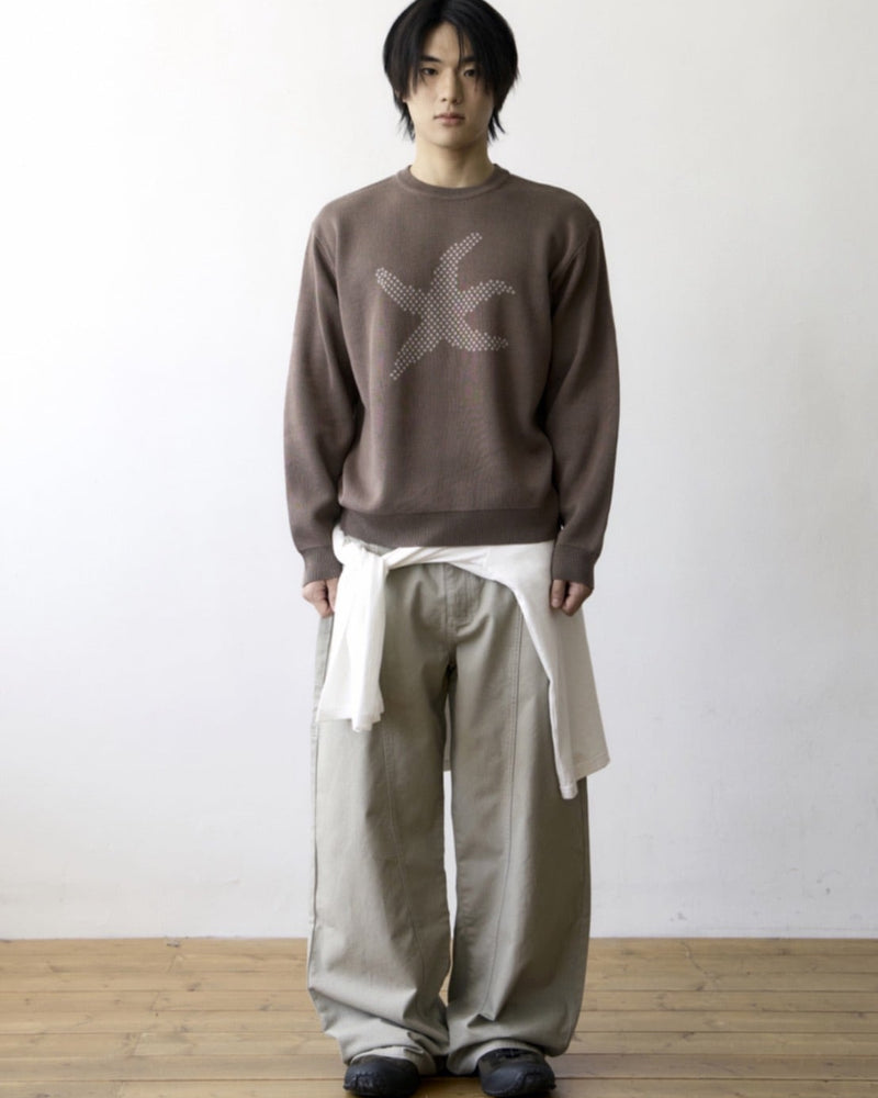 【THECOLDESTMOMENT】TCM starfish logo knit