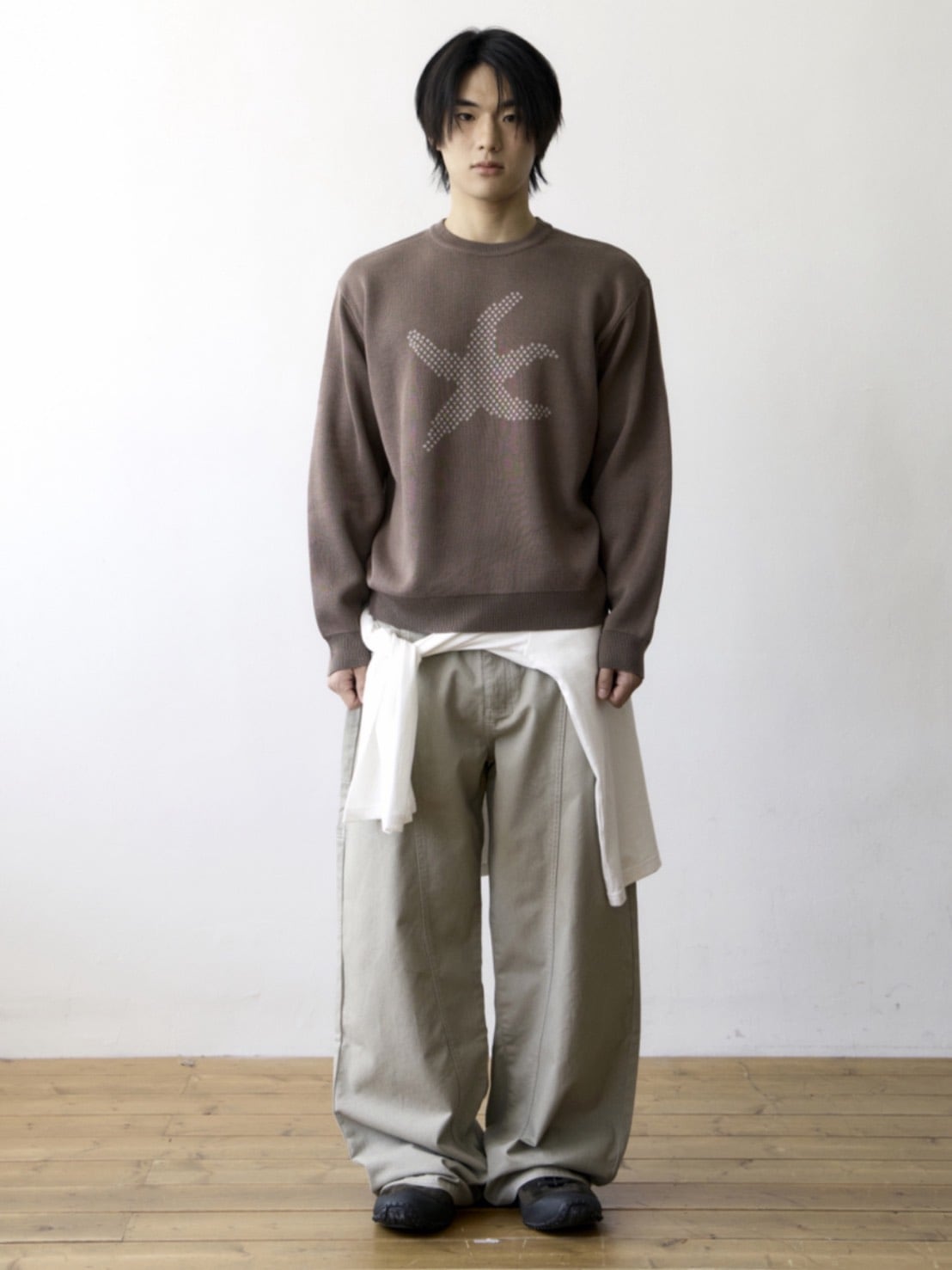 【THECOLDESTMOMENT】TCM starfish logo knit
