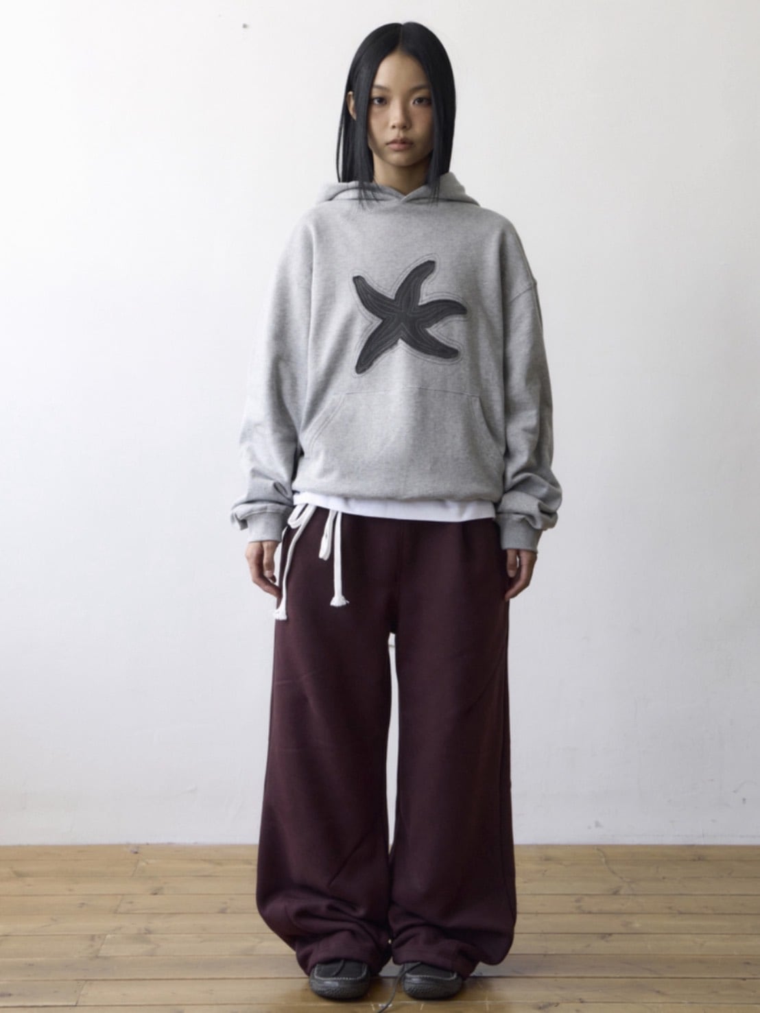 【THECOLDESTMOMENT】TCM starfish contour hoodie