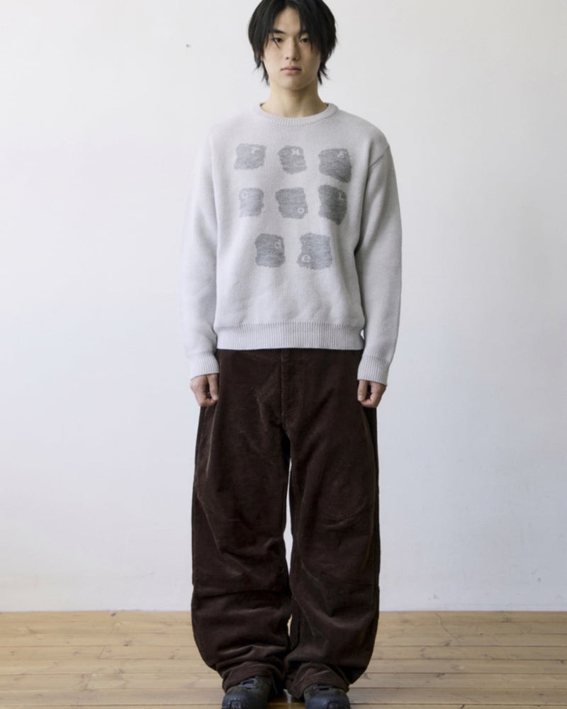 【THECOLDESTMOMENT】TCM typing logo knit