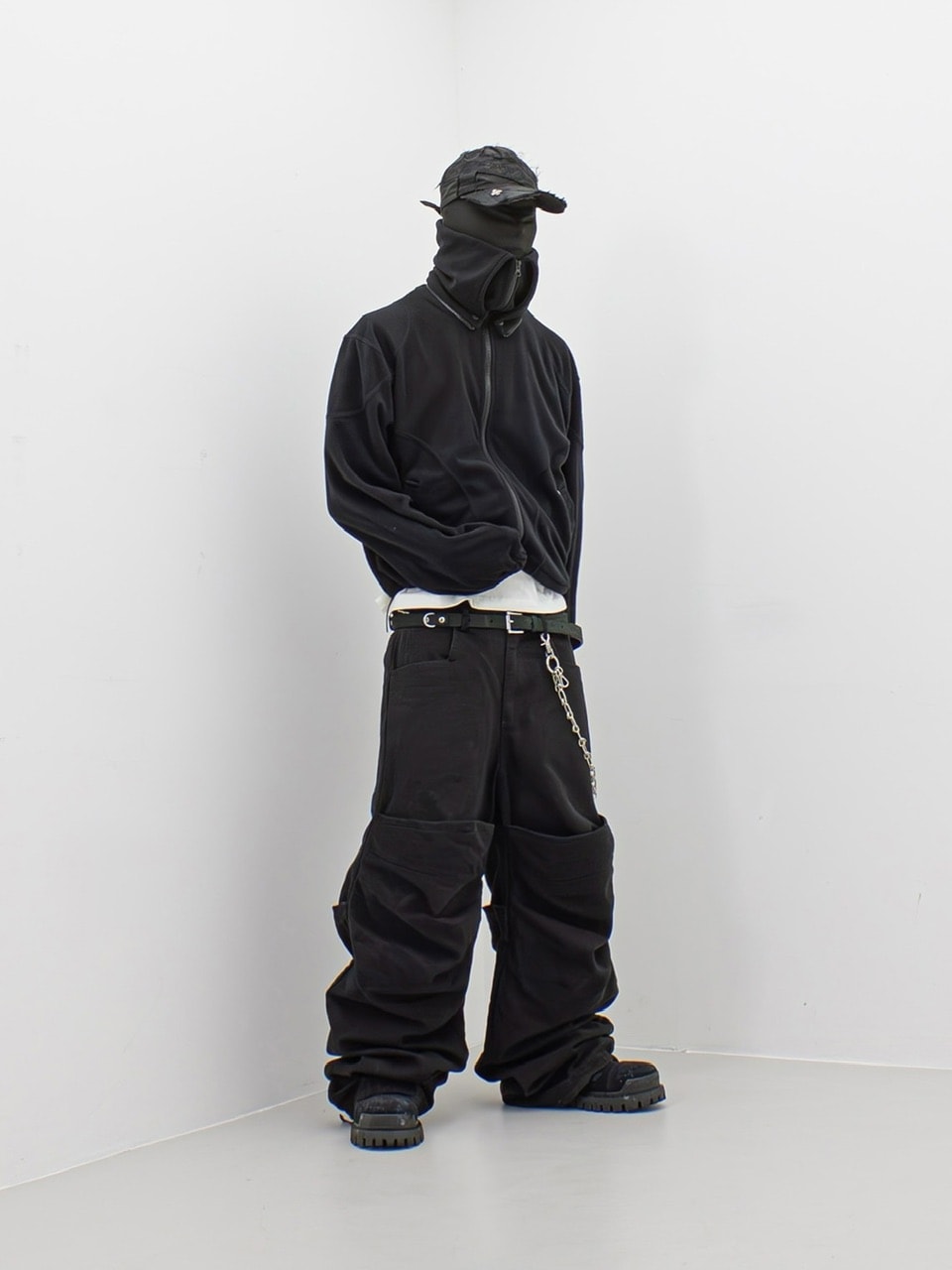 【roaringrad】BALACLAVA FLEECE HOOD JACKET