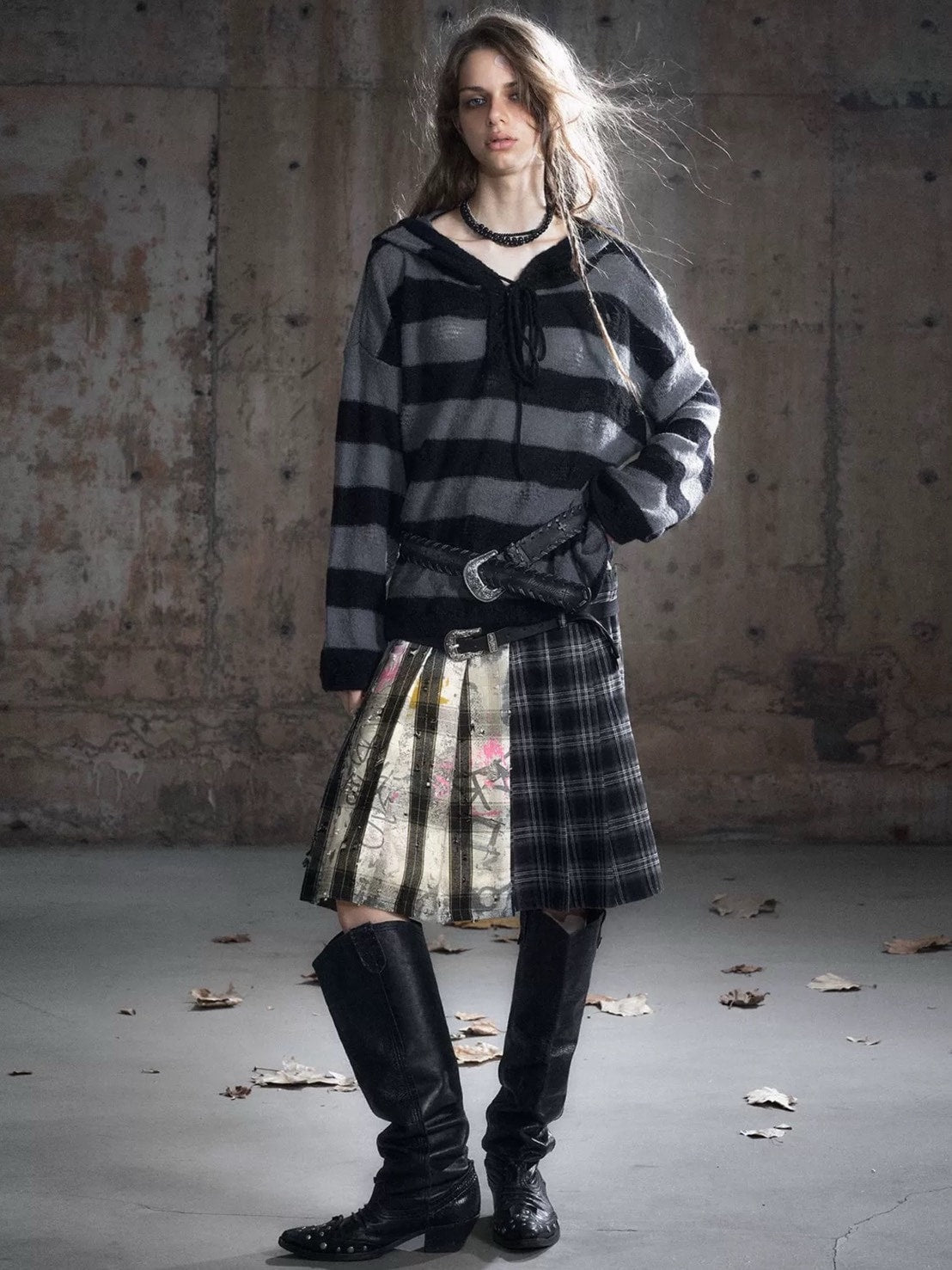 【Cest Nous】Vintage Lace-up Belt / 【セヌー】ビンテージレースアップベルト