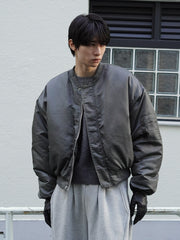 東京店WEB限定受注制【Chikashitsu +】cropped ma-1 jacket / 【チカシツプラス】クロップドエムエーワンジャケット (2color)