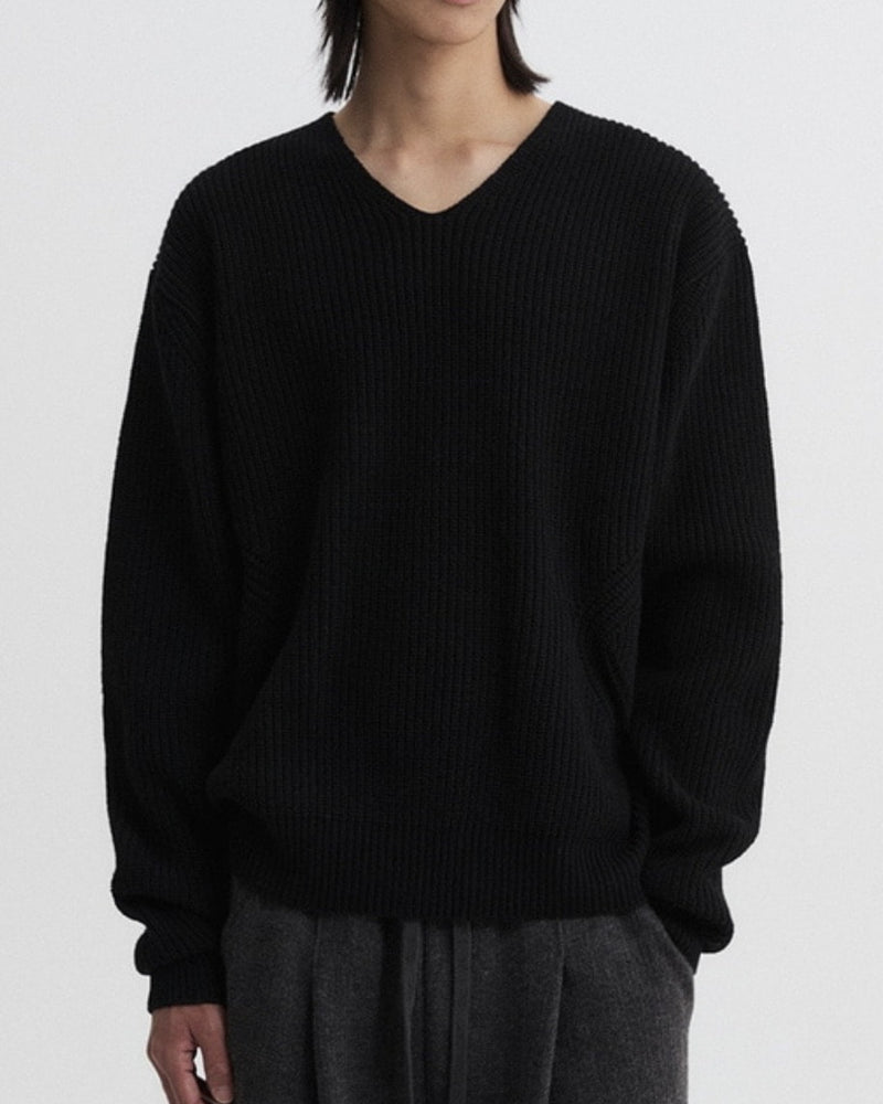 【DNSR】Legacy Wool V-Neck Knit