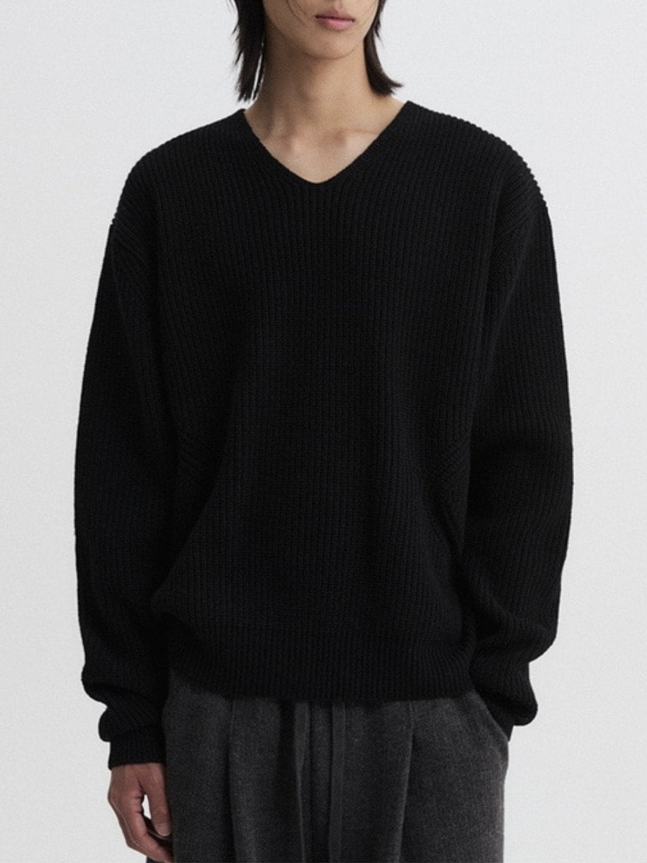 【DNSR】Legacy Wool V-Neck Knit