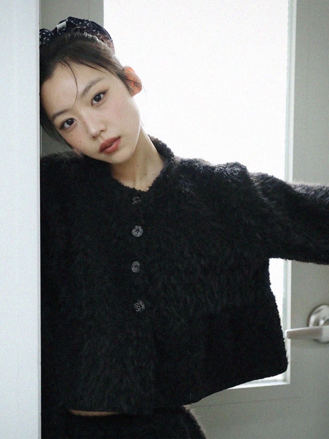 12/21 20:00 発売【Uglyshadow】RUFFLED FUR JACKET