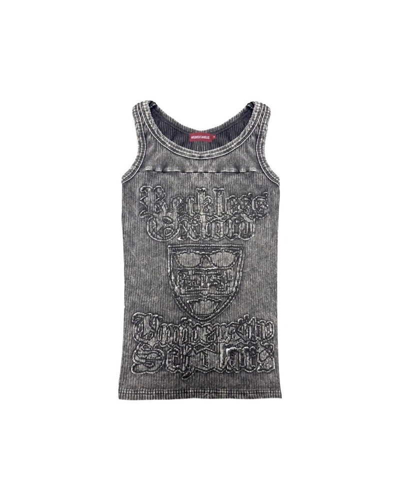【Reckless Scholars】VWDT TANK TOP / 【レックレス スカラーズ】デザインウォッシュタンクトップ