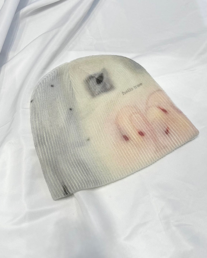 国際配送【Nerd out XU】nuance design beanie
