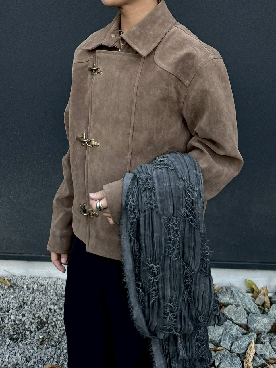 国際配送【RENOL】fireman suede jacket (2color)