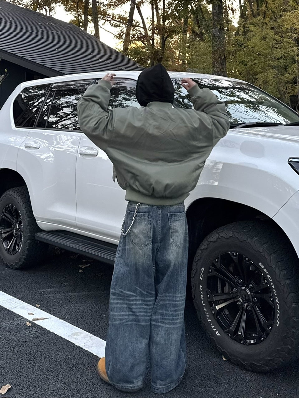 国際配送【RENOL】baggy denim pants