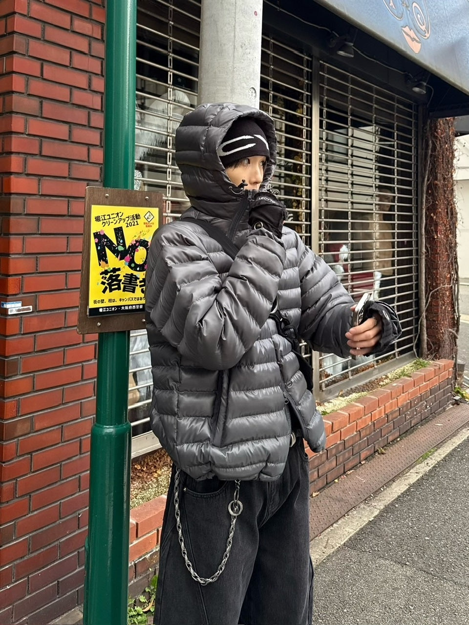 受注制【Chikashitsu +】5 zip puffer jacket / 【チカシツプラス】ファイブジップパファージャケット (4color)