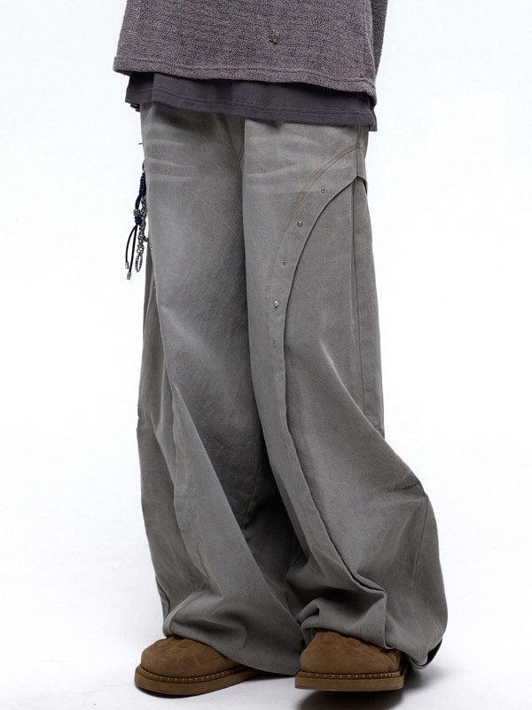 【RSSC】CURVED INCISION BALLOON DENIM PANTS
