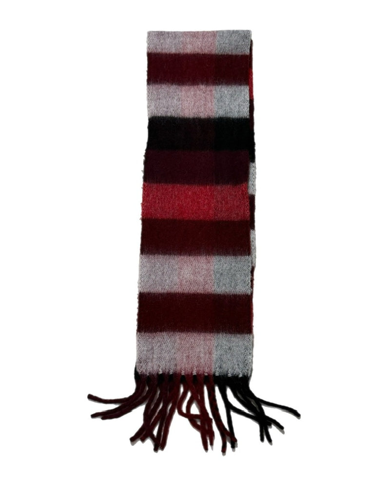 受注制【Chikashitsu +】wool check muffler / 【チカシツプラス】ウールチェックマフラー (2color)