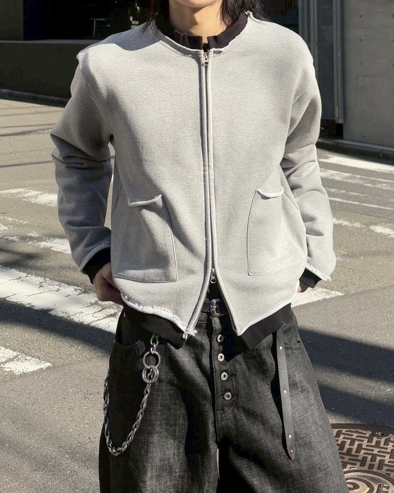 受注制【youll】layered zip up jacket (2color)