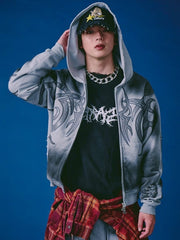 【GALFY】汚れ部族パーカー / 【ガルフィー】汚れ部族パーカー