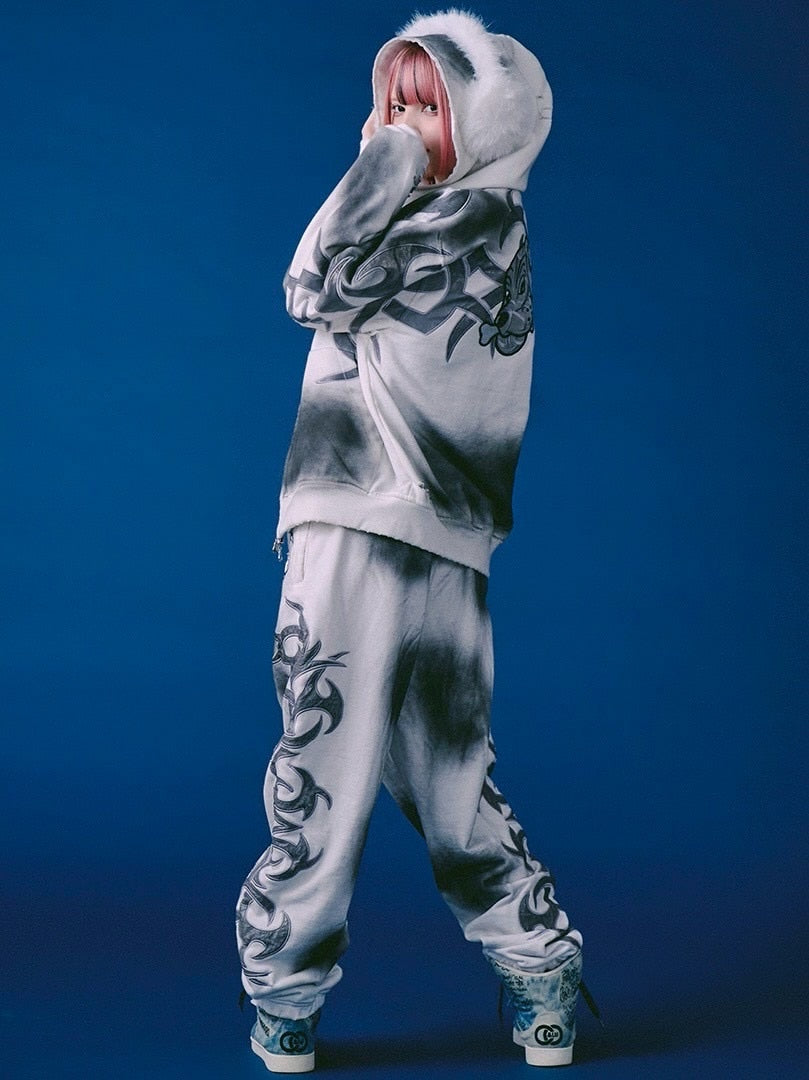 【GALFY】汚れ部族スウェットパンツ / 【ガルフィー】汚れ部族スウェットパンツ