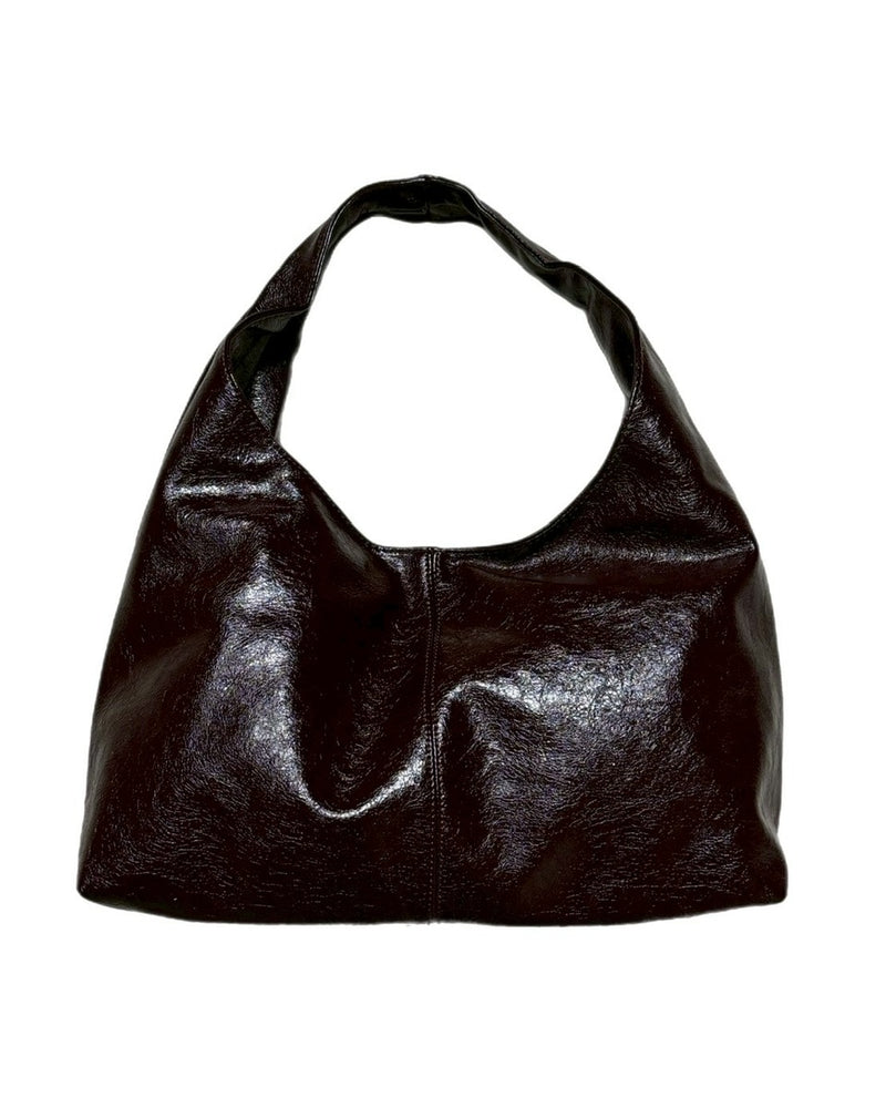 受注制【Chikashitsu +】triangle non-leather bag / 【チカシツプラス】トライアングルノンレザーバッグ (2color)