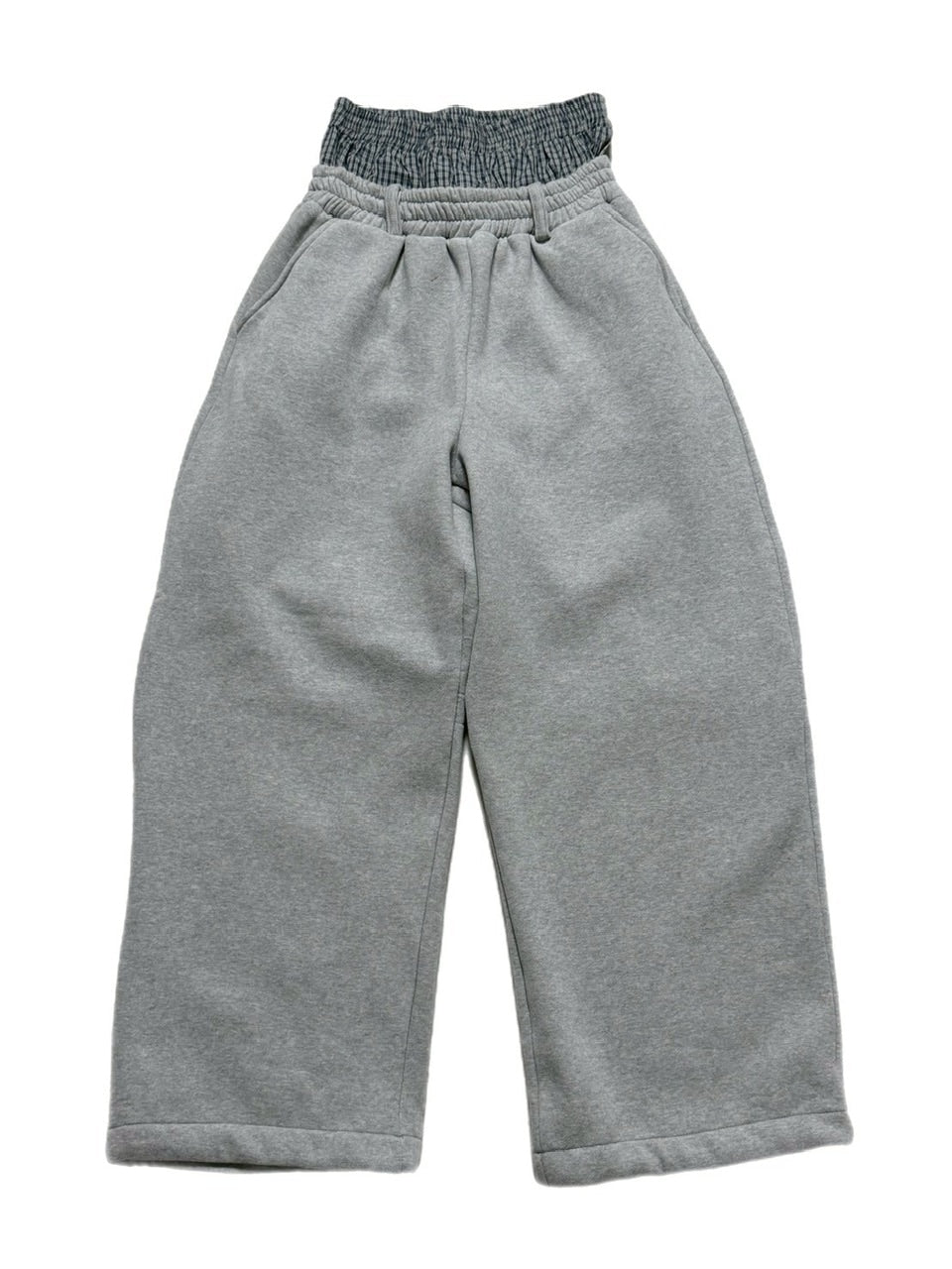 受注制【Chikashitsu +】layered heavy sweat pants / 【チカシツプラス】レイヤードヘビースウェットパンツ (2color)