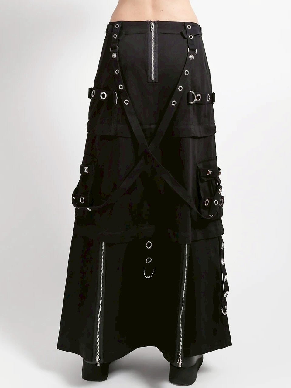 【TRIPP nyc】ZIP OFF MEGA SKIRT[AF4986] / 【トリップ ニューヨーク 】3wayボンテージジップオフスカート