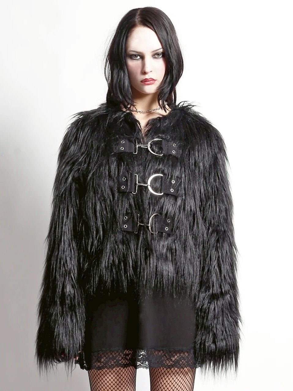 【TRIPP nyc】FURTASTIC FAUX FUR JACKET[CF3101] / 【トリップ ニューヨーク 】ベルトファージャケット