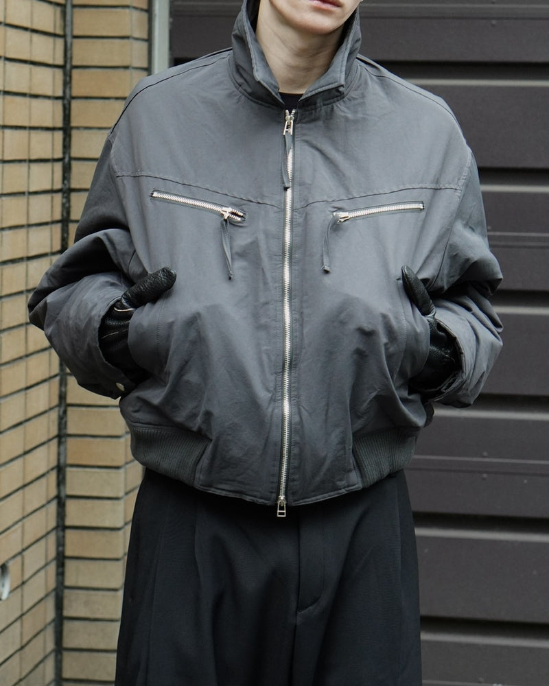東京店WEB限定受注制【Chikashitsu +】biker short jacket / 【チカシツプラス】バイカーショートジャケット (3color)
