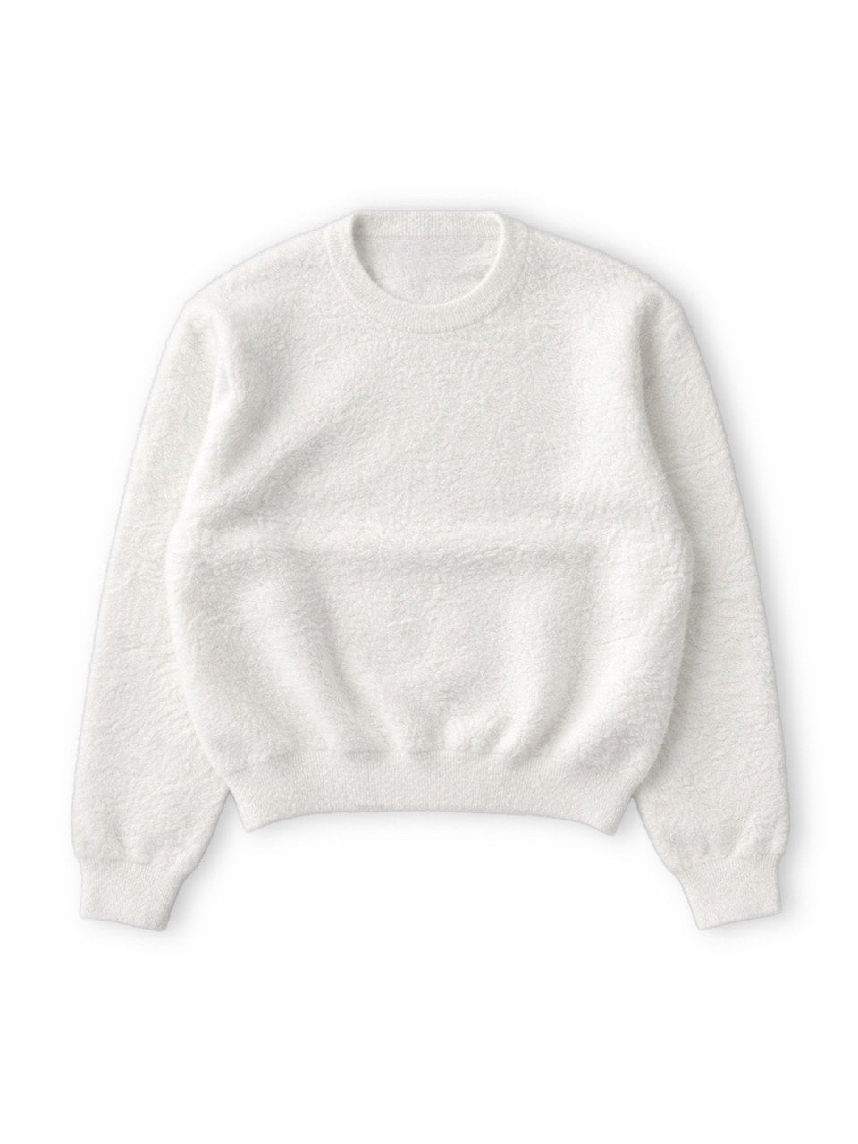 大阪店WEB限定受注制【Chikashitsu +】cropped hairy knit / 【チカシツプラス】クロップドヘアリーニット (3color)