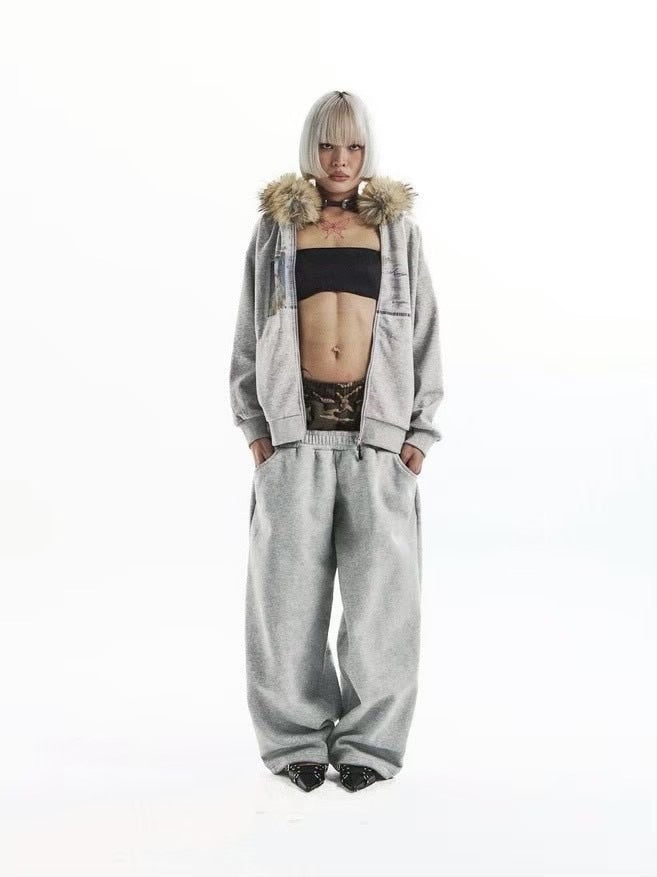 【KAIYA】id card hooded zip-up