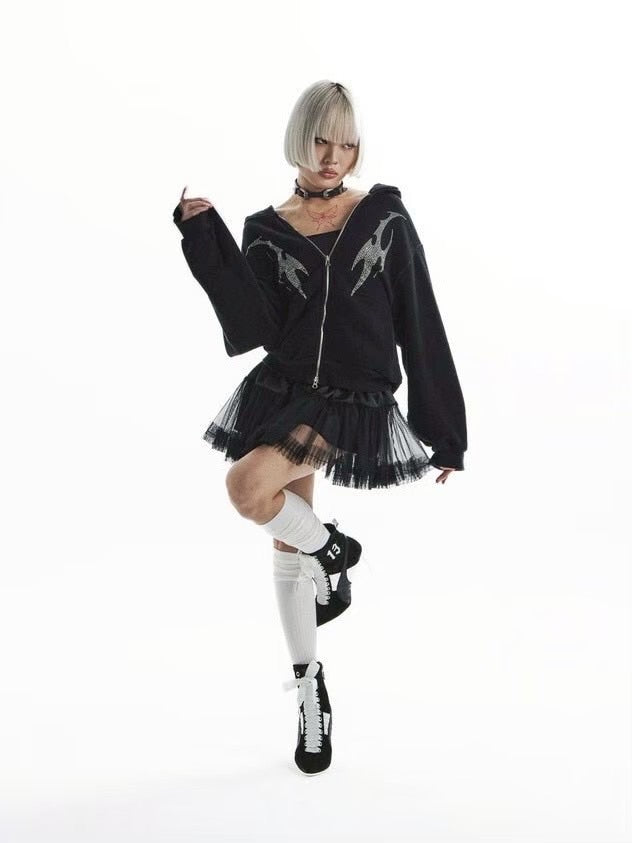 【KAIYA】fluffy tutu skirt