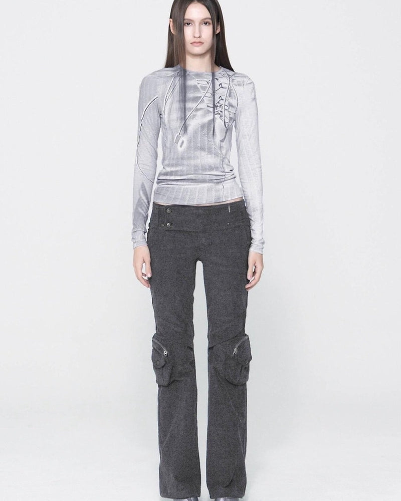 【bonnae】Chi-e graphic top