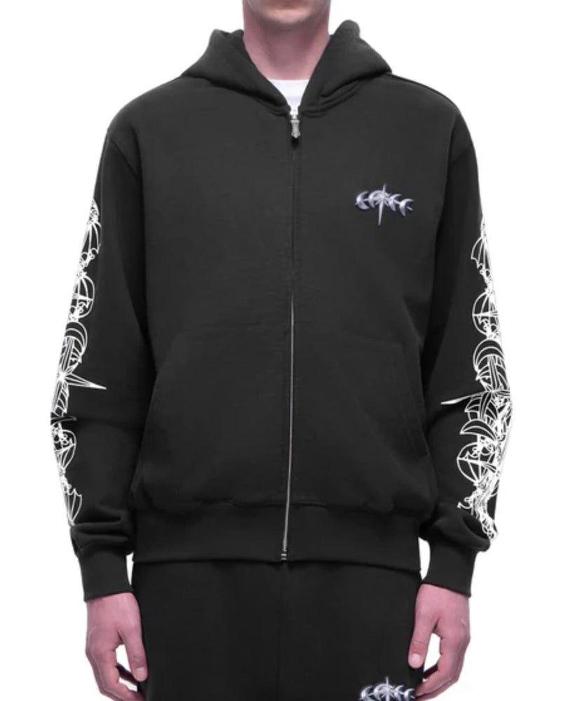 【The Boy Has No Patience】TBHNP LUMINOUS DAWN ASTRAL LOGO ZIP HOODIE / 【ザボーイハズノーペーシェンス】アストラルロゴジップパーカー