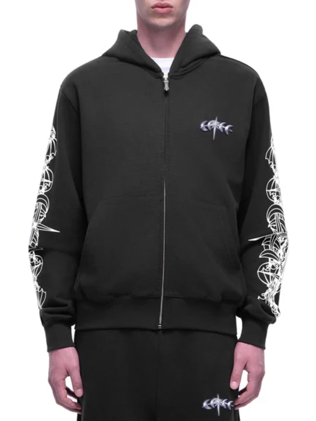 【The Boy Has No Patience】TBHNP LUMINOUS DAWN ASTRAL LOGO ZIP HOODIE / 【ザボーイハズノーペーシェンス】アストラルロゴジップパーカー