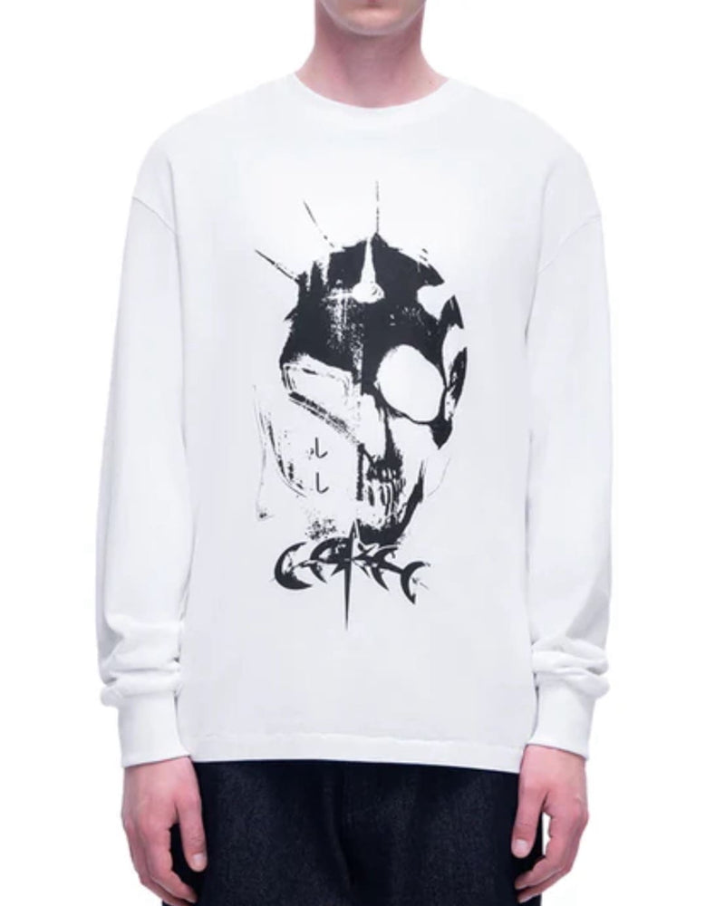 【The Boy Has No Patience】TBHNP LUMINOUS DAWN KNIGHT AND GHOST PRINTED LONG TEE / 【ザボーイハズノーペーシェンス】フロントプリント半袖Tシャツ