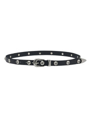 【BLACK PURPLE】Bullet Stud Belt