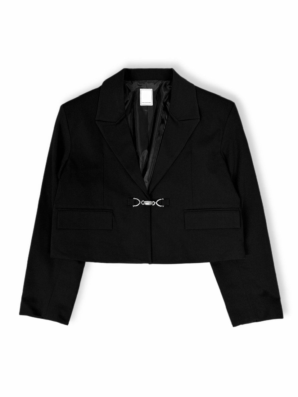 ジャケット・アウター mettal buckle cropped jacket 大阪店WEB限定受注制【Chikashitsu＋】mettal buckle cropped jacket