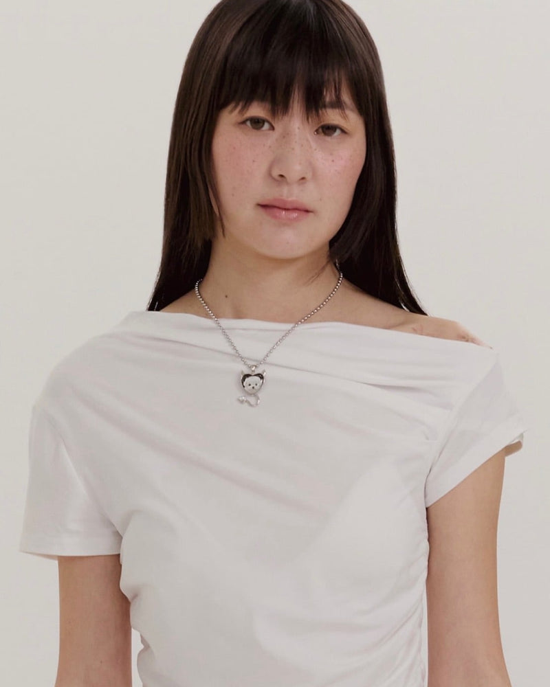 【HURJABOYACC】DEVIL HEART CHAIN NECKLACE PUPPY