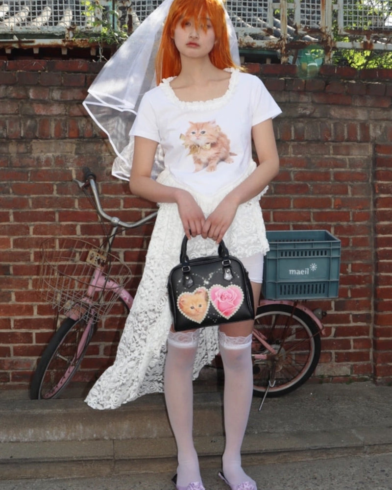 【HURJABOYACC】PET LEATHER BAG S2 CAT