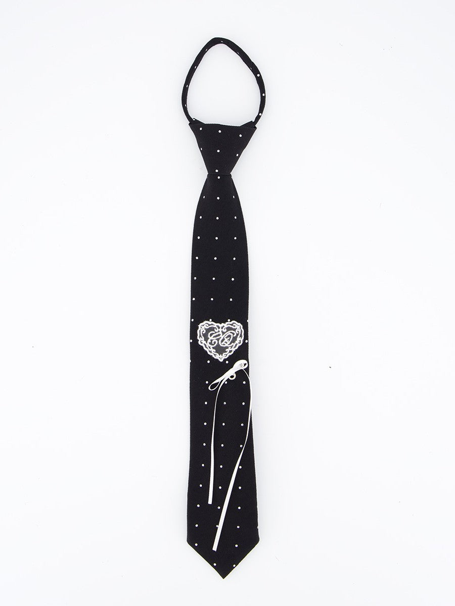 【CHERRYQUIRI】CQ Lace Heart Neck Tie