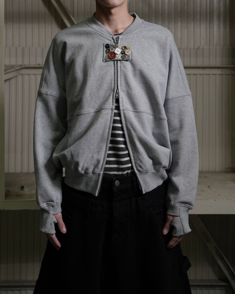 【Lee fi Ne】Multi Button Zip-Up Jacket
