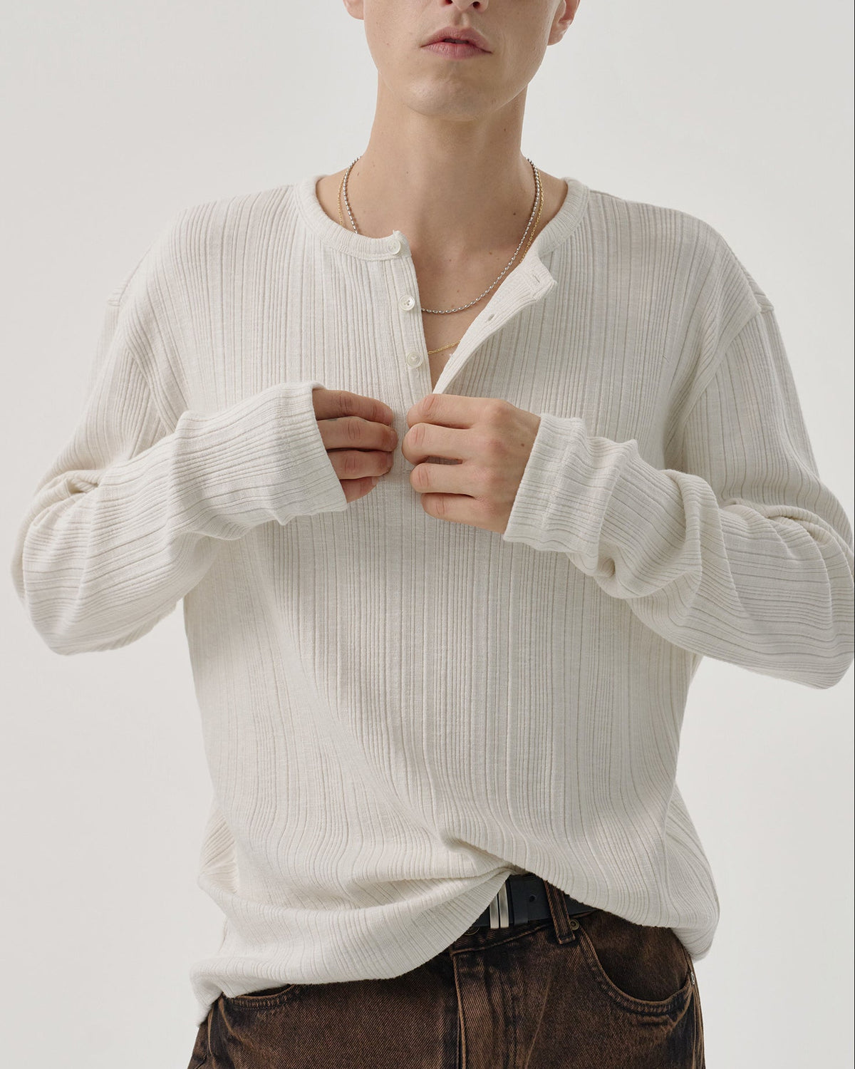 【MMIC】GRAIN HENLEY NECK
