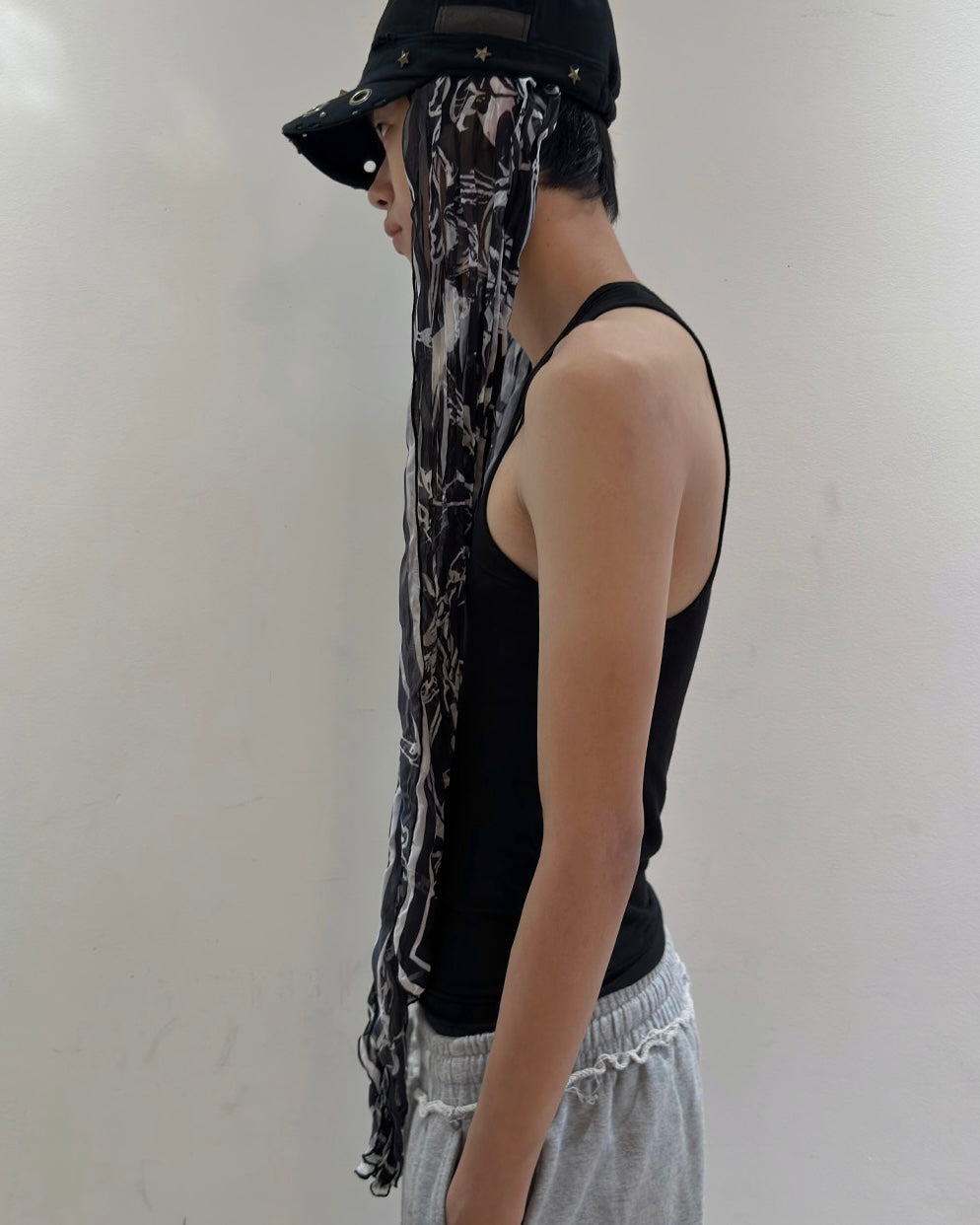 【LECYTO】Relic Pleated Long Scarf