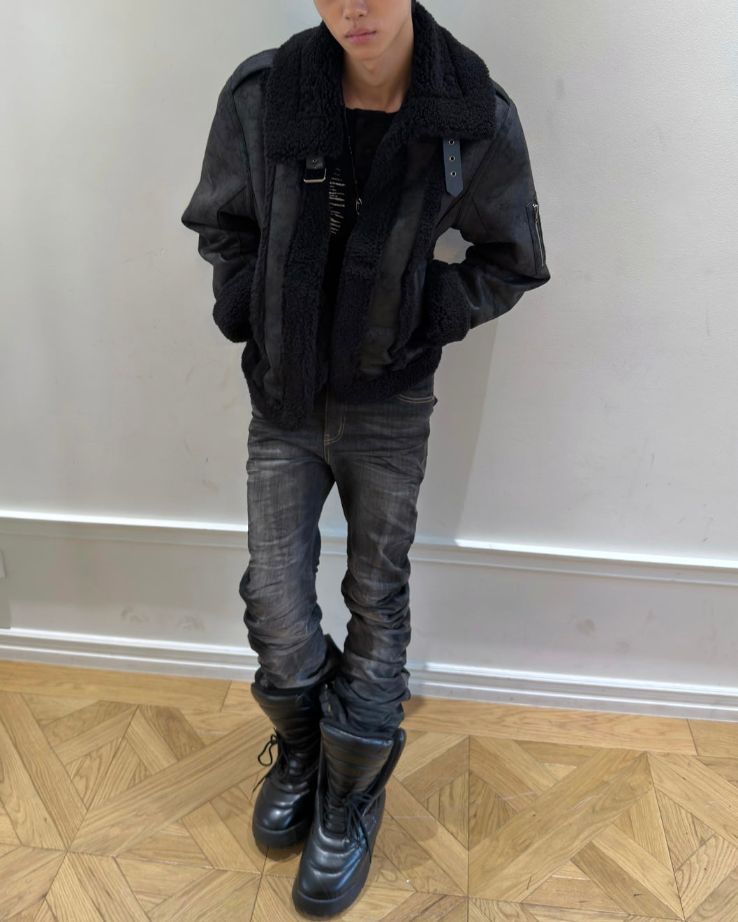 【LECYTO】Faded Outlaw Mustang Jacket