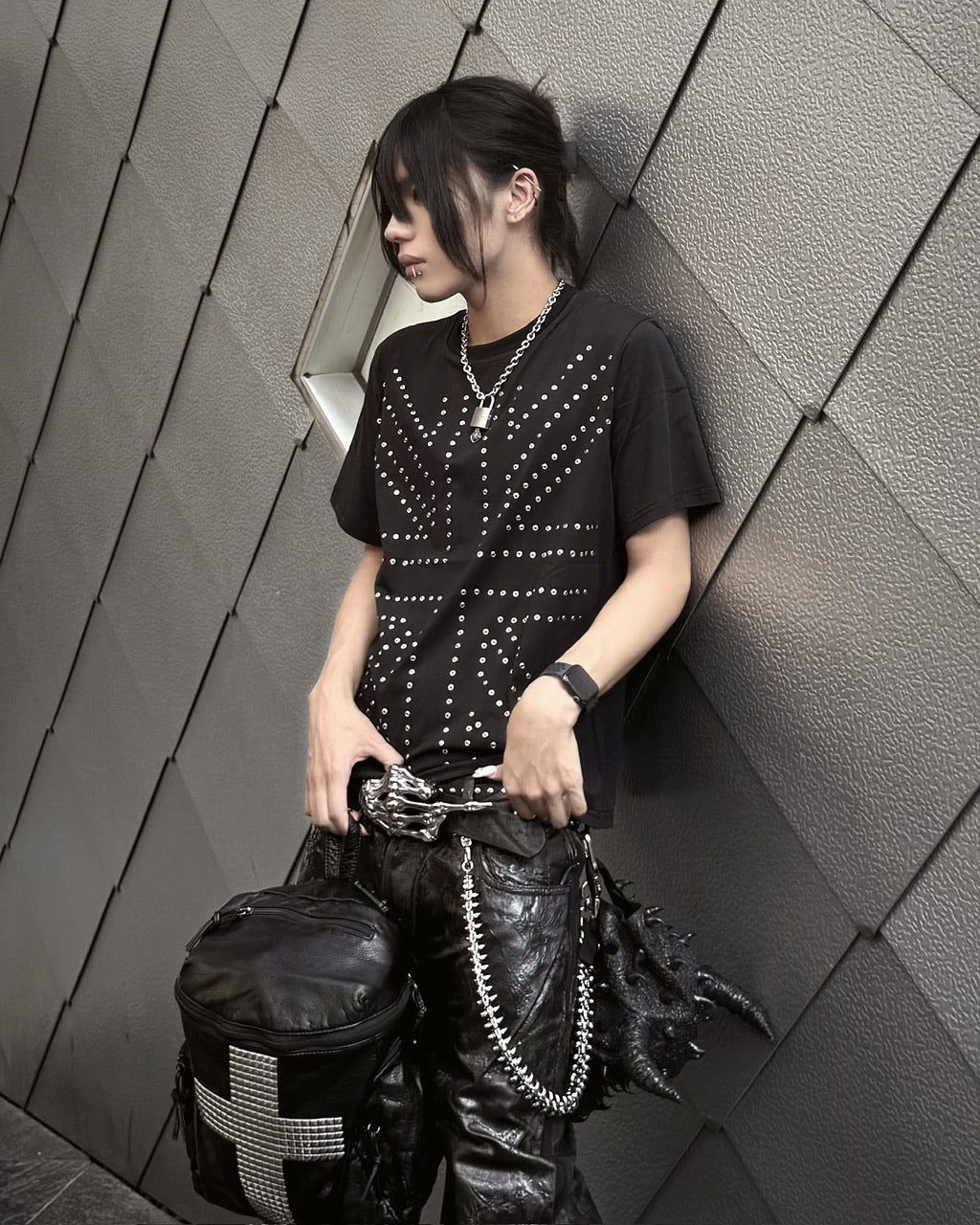 国際配送【Never mind the XU】union jack T-shirts