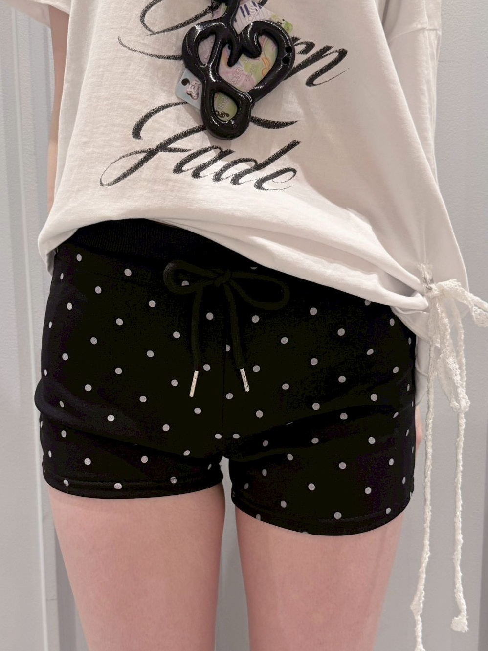 7/4 20:00発売 受注制【nmtc+】Polka Dot Banding Short Pants (3color)