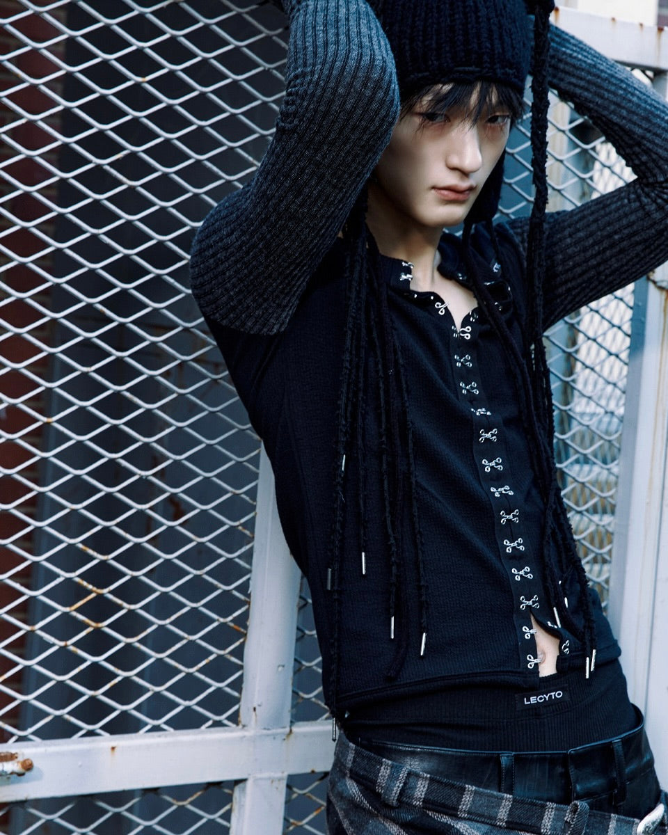 【LECYTO】Hook-Line Slim T-shirt