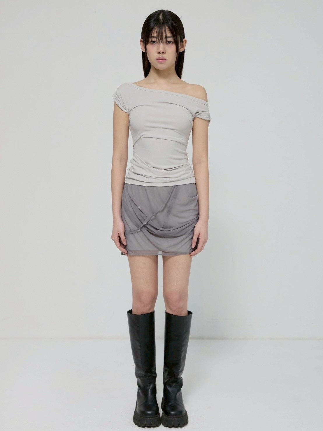 6/22 21:00発売【FLAREUP】Draped Top