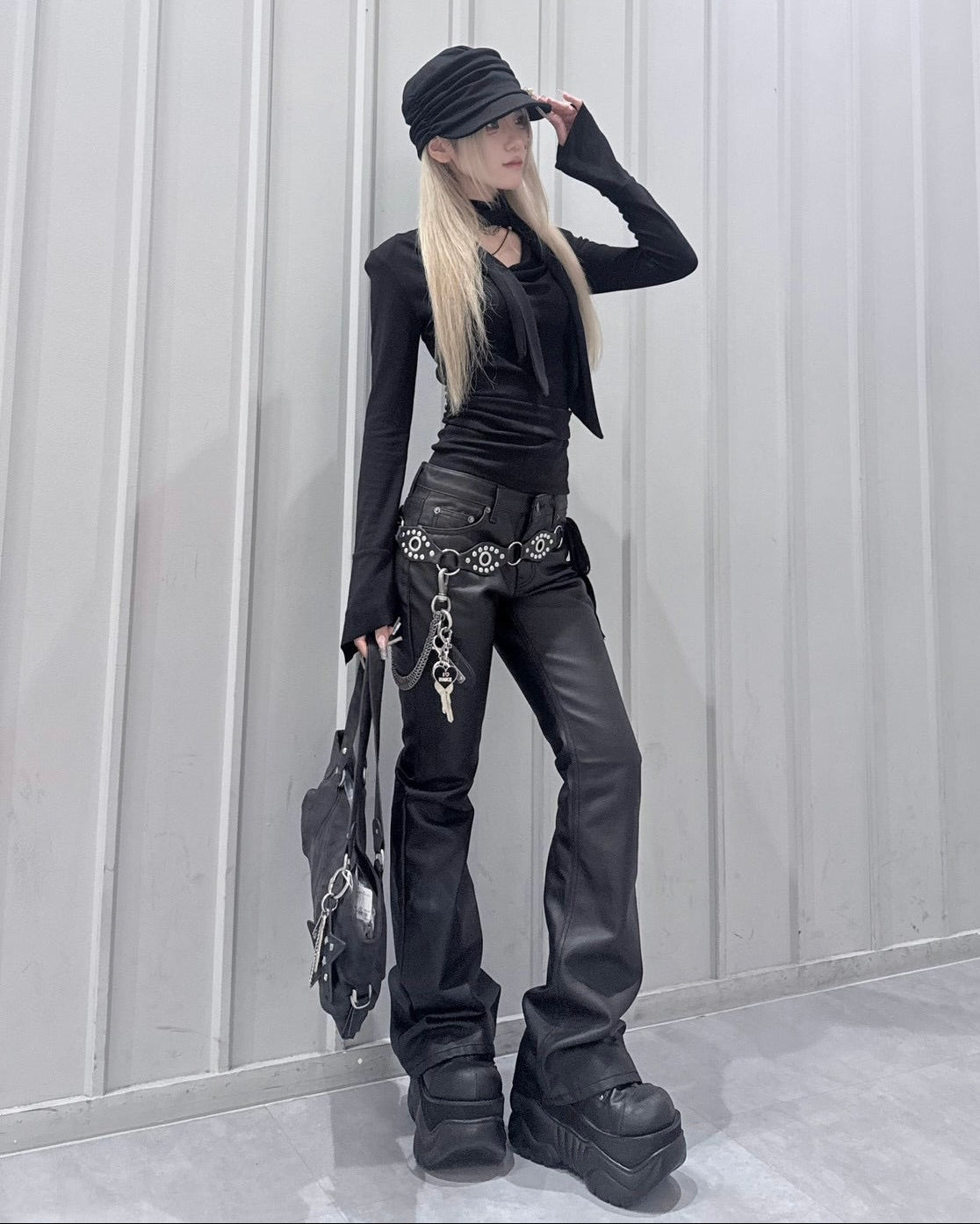 受注制【nmtc+】Glossy Flare Denim