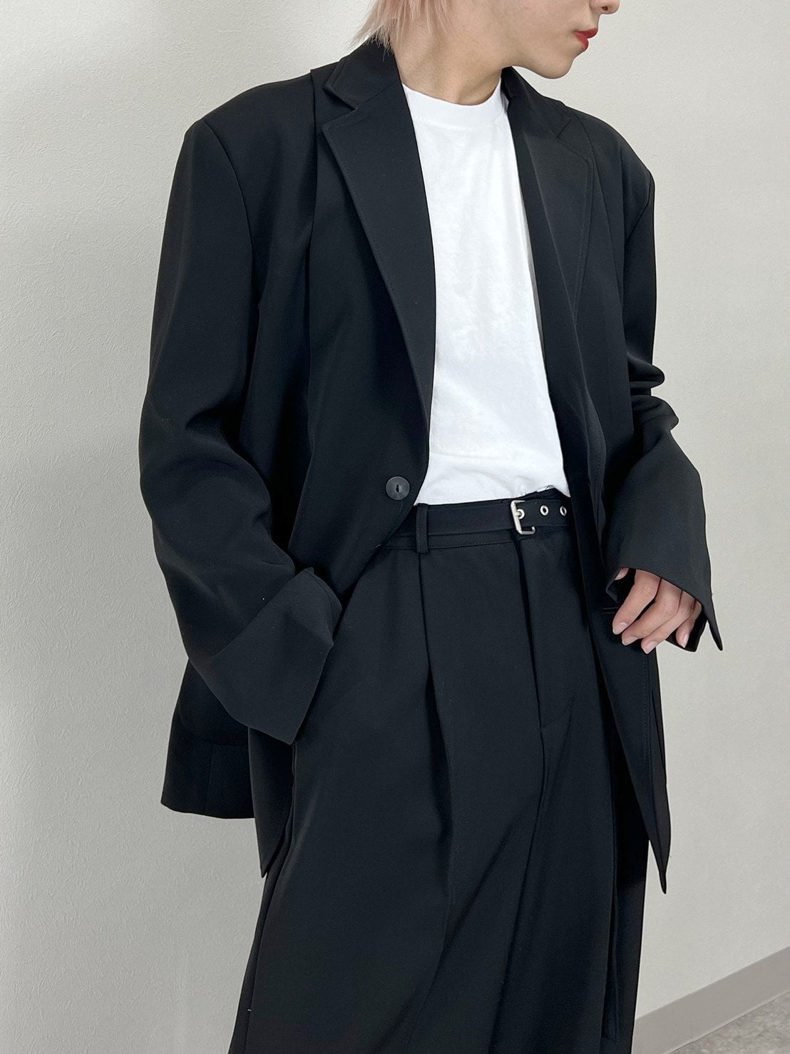 受注制【Chikashitsu +】set up design jacket (2color)